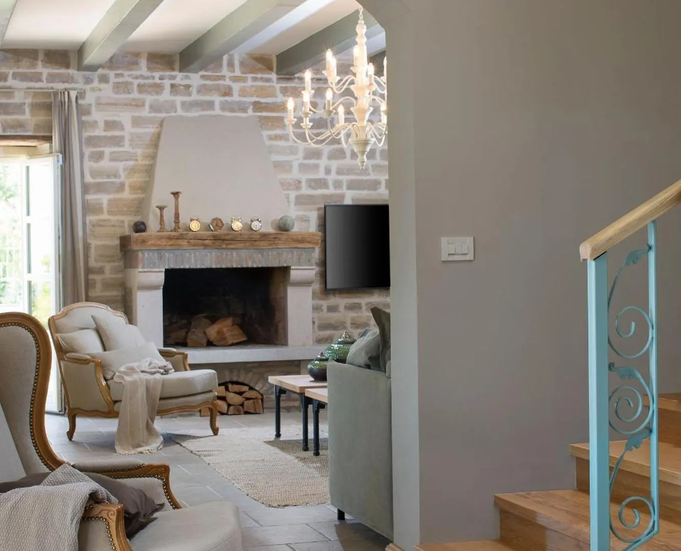 Villa Nevija U Ladicima For 10 People With Sea View & Sports Complex In Central Istria  Ladici